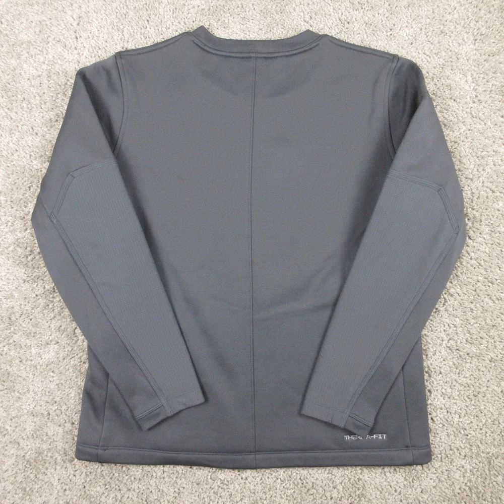 Arkansas Razorbacks Sweater Womens Medium Gray Crewneck Sweatshirt Nike Therma
